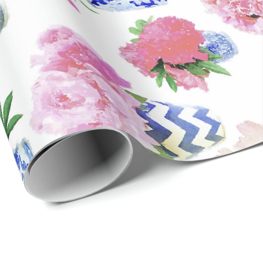Ginger Jar Peonies Cadeaupapier (Rol Hoek)