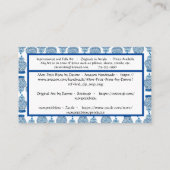 Ginger Jar Standard, 3,5 x 2,0-inch Visitekaartje (Achterkant)