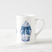 Ginger Jars Bows Chinoiserie Bone China Coffee Mok (Rechts)