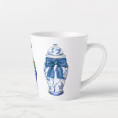 Ginger Jars Bows Chinoiserie Koffie Latte Mok (Rechts)