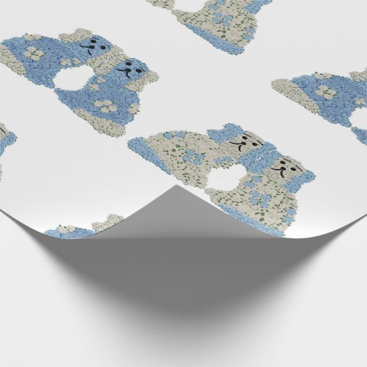 Ginger Jars Magnolias Staffordshire Dogs Cadeaupapier (Hoek)