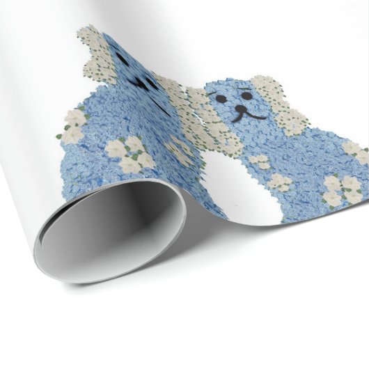 Ginger Jars Magnolias Staffordshire Dogs Cadeaupapier (Rol Hoek)