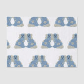 Ginger Jars Magnolias Staffordshire Dogs Tissuepapier (Voorkant)