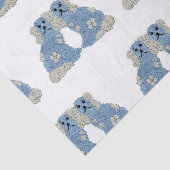 Ginger Jars Magnolias Staffordshire Dogs Tissuepapier (Detail)