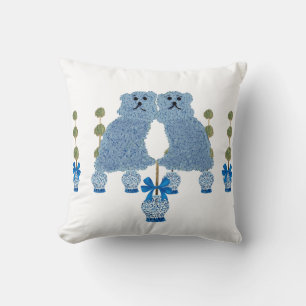 Ginger Jars Staffordshire Dogs Topiary Kussen