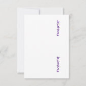 Ginger Kat Artiest Schilderij Klimt Garden Bedankkaart (Achterkant)