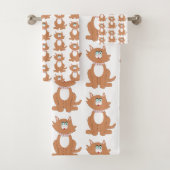 Ginger Kat Design Bad Handdoek (Insitu)