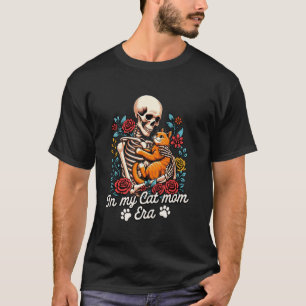 Ginger Kat Moeder Ginger Kat Dame Skelet In Mijn K T-shirt
