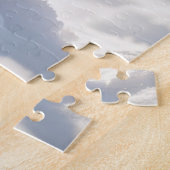 Ginger kat op sneeuw legpuzzel (Zijkant)