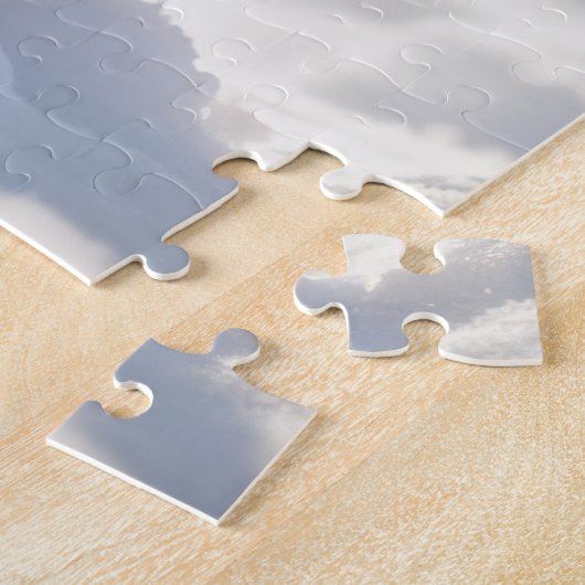 Ginger kat op sneeuw legpuzzel (Zijkant)