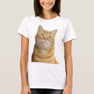 Ginger kat witte ogen t-shirt
