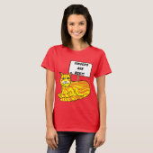 Ginger-kattenroodharinggingers auburn sinaasappel t-shirt (Voorkant volledig)