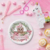 Ginger Kisses Vrolijk Kerstfeest Papieren Bordje (Feest)