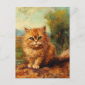 Ginger Kitten Briefkaart (Voorkant)