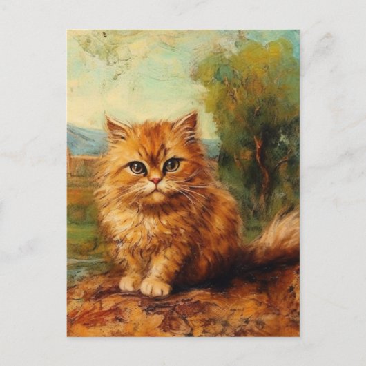Ginger Kitten Briefkaart (Voorkant)