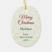 Ginger Kitten Geschenkdoos Vreugde aan de Wereld V Keramisch Ornament (Achterkant)