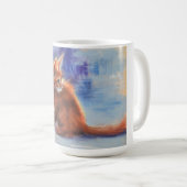 Ginger Kitten in pastellicht Koffiemok (Voorkant rechts)