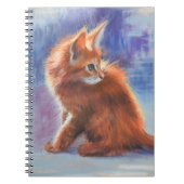 Ginger Kitten in pastellicht Notitieboek (Voorkant)