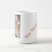 Ginger kitten photo, best therapist,  magische mok (Midden)