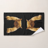 Ginger Lazy Cat, Bath Towel Set Bad Handdoek (Handdoek)