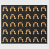 Ginger Lazy Cat, Cadeaupapier (Vlak)