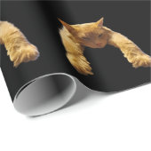 Ginger Lazy Cat, Cadeaupapier (Rol Hoek)