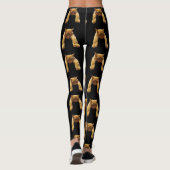 Ginger Lazy Cat, Dames Leggings (Achterkant)