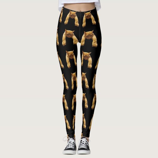 Ginger Lazy Cat, Dames Leggings (Voorkant)