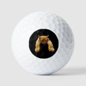 Ginger Lazy Cat, Golf Balls Golfballen (Voorkant)