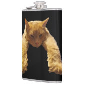 Ginger Lazy Cat, Hip Flask Heupfles (Links)
