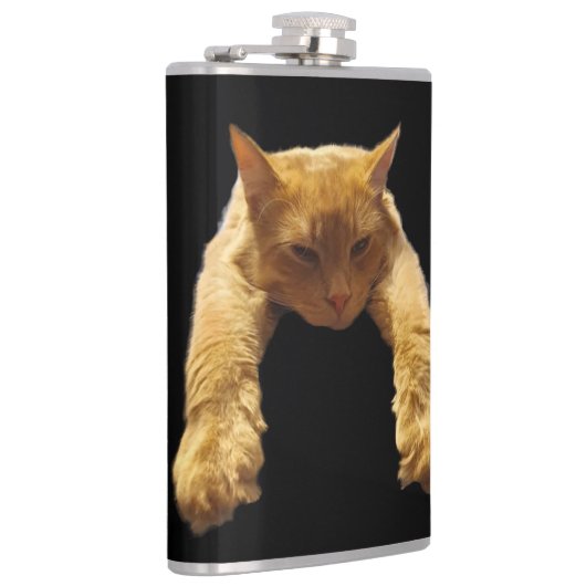 Ginger Lazy Cat, Hip Flask Heupfles (Rechts)