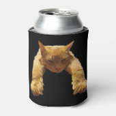 Ginger Lazy Cat, Koelbox Blikjeskoeler (Blikje Voorkant)
