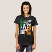 Ginger Lives Irish Flag St Patricks Day Redhead Me T-shirt (Voorkant volledig)