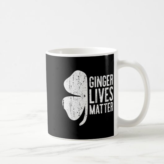 Ginger Lives Shirt Irish Men Women St Patricks Day Koffiemok (Rechts)