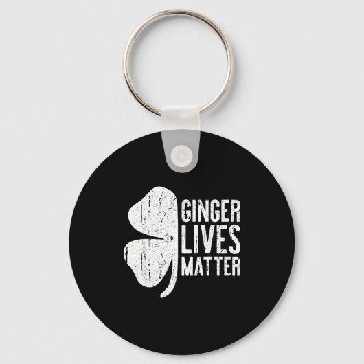 Ginger Lives Shirt Irish Men Women St Patricks Day Sleutelhanger (Voorkant)