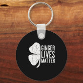 Ginger Lives Shirt Irish Men Women St Patricks Day Sleutelhanger (Voorkant)