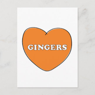 Ginger Love Briefkaart