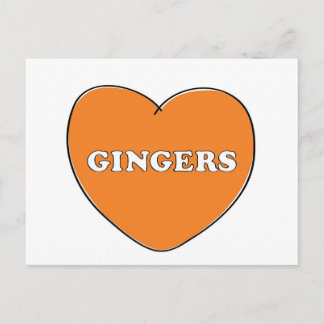Ginger Love Briefkaart