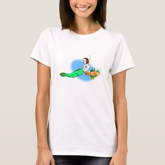 Ginger Mermaid T-shirt (Voorkant)