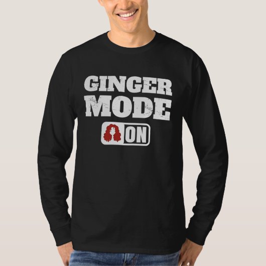 Ginger Mode On For Her  Irish St Patricks Day Coup T-shirt (Voorkant)