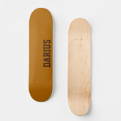Ginger Moderne Naam | Klassiek Trendy Persoonlijk Skateboard (Voorkant)