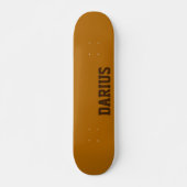 Ginger Moderne Naam | Klassiek Trendy Persoonlijk Skateboard (Voorkant)
