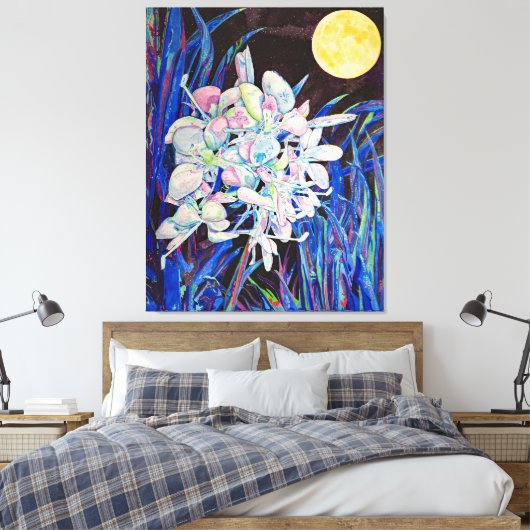 Ginger Moon Canvas Afdruk (Insitu (Slaapkamer))