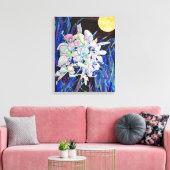 Ginger Moon Canvas Afdruk (Insitu (Woonkamer))