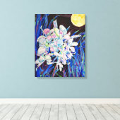 Ginger Moon Canvas Afdruk (Insitu (Houten vloer))
