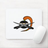 Ginger Ninja Figuur 2 Muismat (Met muis)