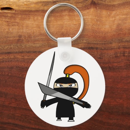 Ginger Ninja Figuur 3 Sleutelhanger (Voorkant)