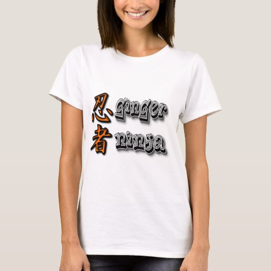 Ginger Ninja T-shirt (Voorkant)