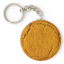 Ginger Nut Biscuit Key Ring