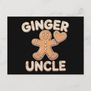 Ginger Oom Gebruleerde Kerstmis Kerst Familie Feestdagenkaart